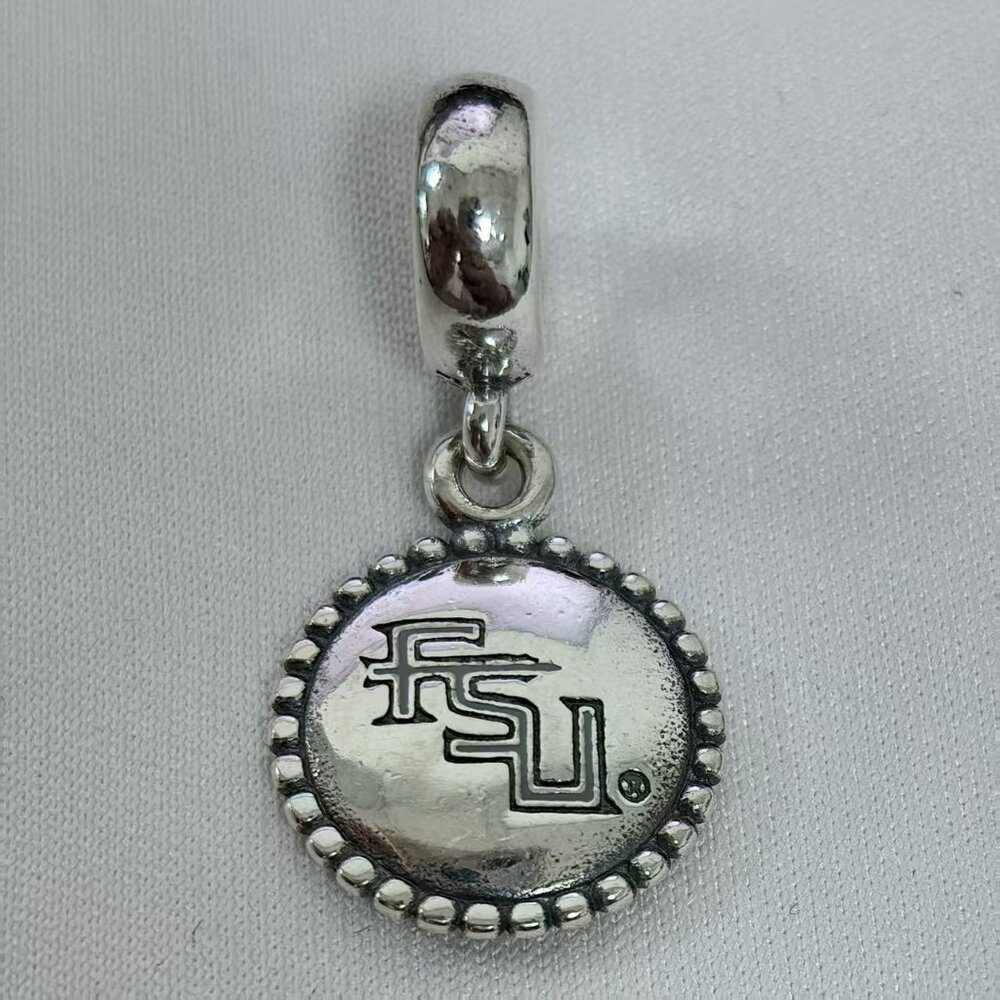 Pandora Florida State University FSU Florida Gators Charm, S925 Silver Jewelry